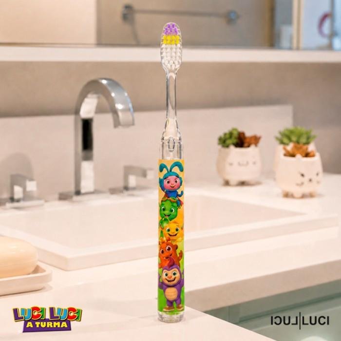 Escova Dental Infantil Luci Luci A Turma (Com Luzes)
